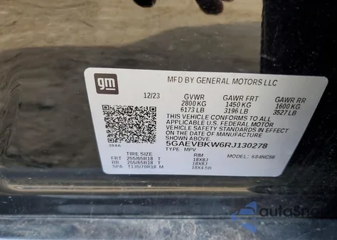 2024 Buick Enclave Premium z USA, uszkodzony, nr VIN 5GAEVBKW6RJ130278